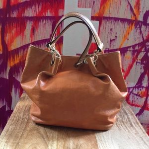 Mauricio Taiuti made in Italy burnt orange hand bag preowned